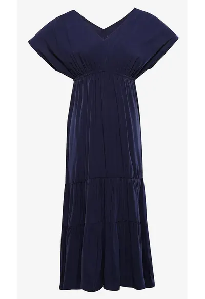 Rochie lunga cu cordon in talie
