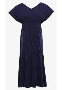 Rochie lunga cu cordon in talie