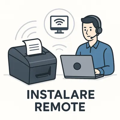 Instalare remote imprimante termice - Avansat (60 de minute)