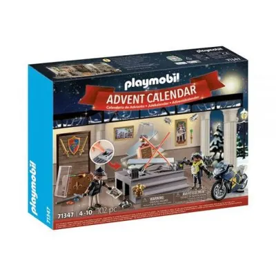 Playmobil - Calendar Craciun Furt la Muzeul Politiei
