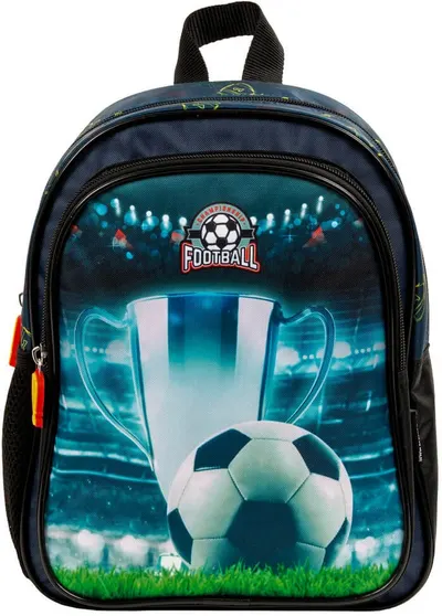 Ghiozdan pentru gradiniță Derform Football 18 - Cu un compartiment