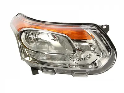 Far dreapta (H1 H21W H7 W5W, electric, cu motoras, fundal cromat, fundal portocaliu) CITROEN C3 PICASSO