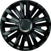 Set Capace Roti 15 Negre Cu Inel Cromat Royal