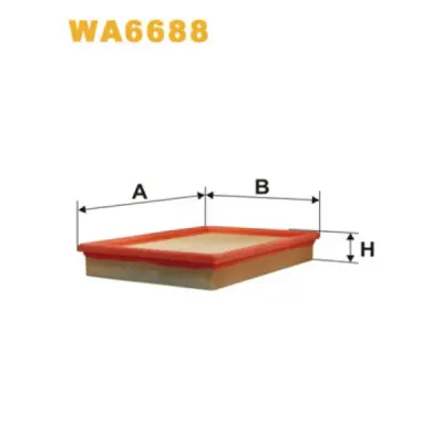 Filtru aer WIX FILTERS WA6688