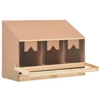 Gossi cuibar gain cu 3 compartimente, 93x40x65 cm, lemn masiv pin