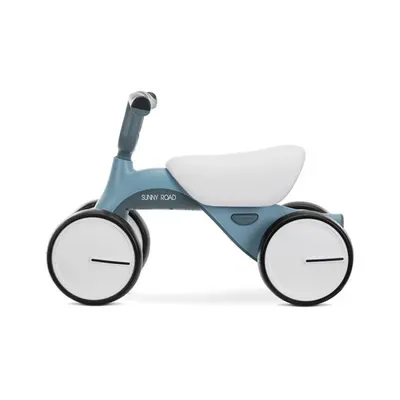 Bicicleta de echilibru pentru copii Lorelli Sunny Road Blue Petrol 12-36 luni, scaun reglabil, lumini si muzica