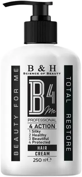 B4Me Cremă multifuncțională pentru păr predispus la rupere Total Restore, 250 ml