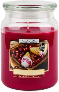 Lumânare parfumată Bispol Premium - Cireș, 500 g