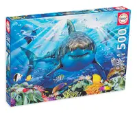 Puzzle Educa din 500 de piese - Great White Shark