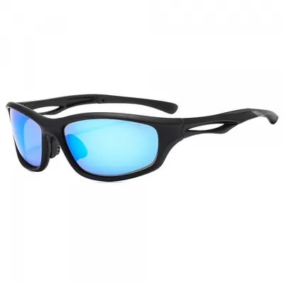 Ochelari De Ciclism Unisex Techsuit 9309, Polarizati, Negri Albastri