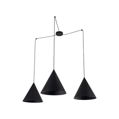Tk Lighting Pendant Cono 6629 3xe27 Negru