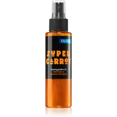 Olival SUPER Carrot Golden Oil ulei cu sclipici accelerator de bronzare 100 ml