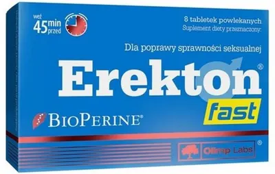 Erekton Fast, 8 tablete, Olimp