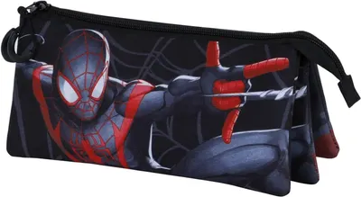 Penar școlar Karactermania Spider-Man - Miles, 3 compartimente