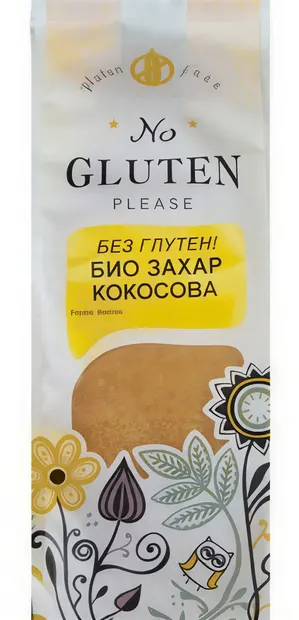 Zahăr de cocos, 250 g, No Gluten Please