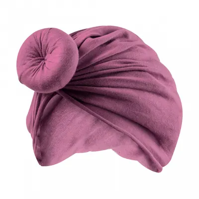 Turban pentru Fetite cu Coc - Roz