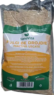 Fulgi de drojdie uscata, 500g, SanoVita