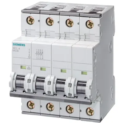 Siguranta automata 4P 16A 6kA curba C Siemens 5SY6416-7