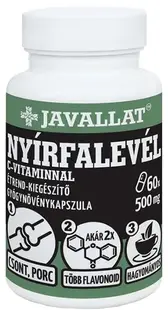 Betula alba + vitamina C, 60 capsule, Javallat