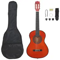 vidaXL Set de chitară clasică de începători, 8 piese, 1/2 34"