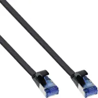 Cablu de retea RJ45 flat FTP Cat.6A 20m Negru, InLine IL75720S