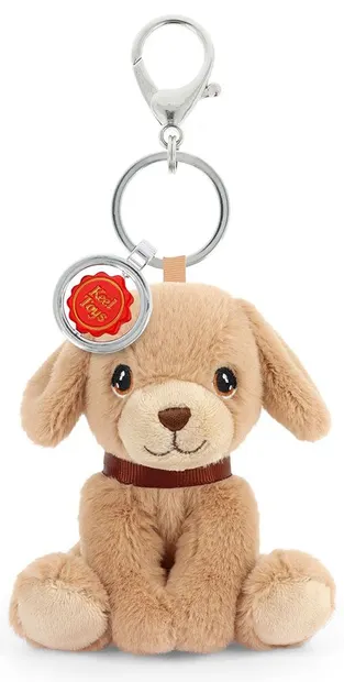Breloc de pluș Keel Toys Keeleco – Labrador, 12 cm