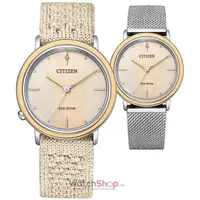 Ceas Citizen Set Elegance Ambiluna EM1006-40A Eco-Drive