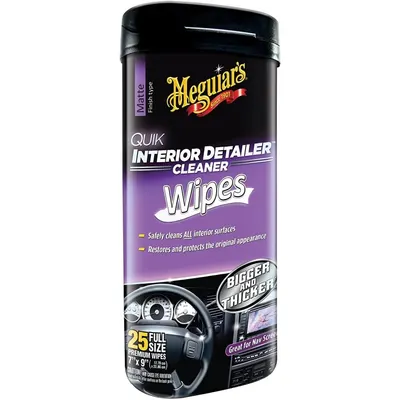 Meguiar s Quik Interior Detailer Servetele Curatare Interior 25 Buc G13600MG