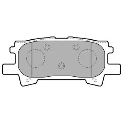 Set placute frana, frana disc DELPHI LP1820