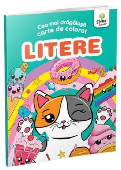 Cea mai drăgălașă carte de colorat. Litere - Paperback brosat