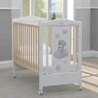 Pătuț bebeluș Bambino Casa - Piccolo Particolare, Naturale fix