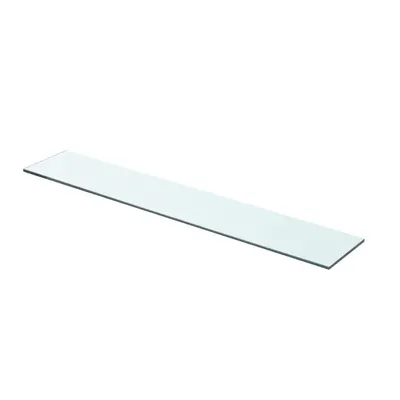 vidaXL Raft din sticlă transparentă, 70 x 12 cm