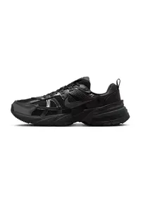 Pantofi sport low-cut cu monograma reflectorizanta - Negru/Argintiu inchis