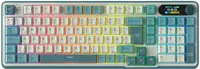 Tastatură mecanică Royal Kludge – RK-S98, fără fir , Chartreuse, RGB, Light Cloud