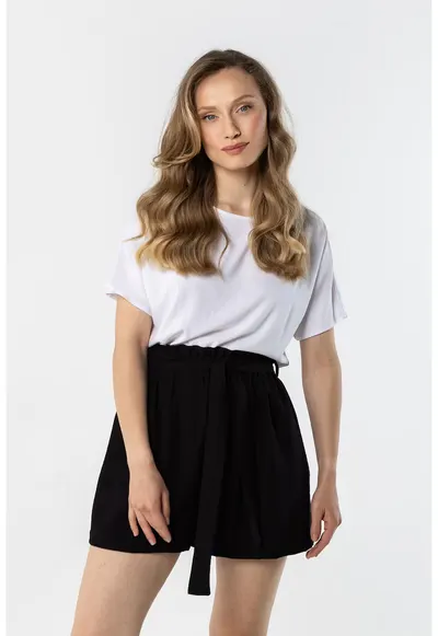 Pantaloni dama - A765 - negru - nylon
