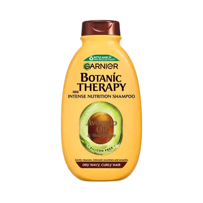 Sampon pentru parul uscat ondulat si cret Botanic Therapy Avocado Oil, 400ml, Garnier