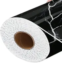 Rola Tapet 3D Autoadeziv model imitatie marmura 3D NEAGRA 40x300 cm grosime 2.5 cm