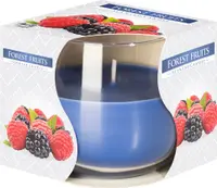 Lumânare parfumată Bispol Aura - Fructe de pădure, 130 g