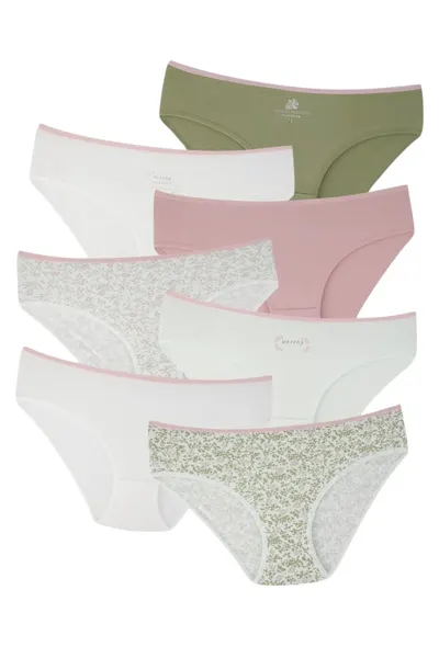 Chiloti dama, Chloe Basics, set 7 perechi (Marime chilot: M)