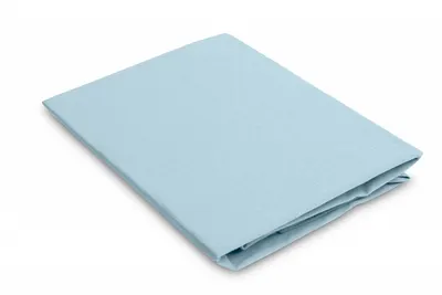 Cearceaf Sensillo Bamboo Albastru 90x40 cm pentru saltea copiisaltea landou,fixare cu banda elastica,material delicat viscoza de bambus