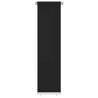vidaXL Jaluzea tip rulou de exterior, 65 (l) x 230 (î) cm, neagră, HDPE