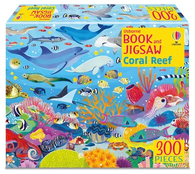 Puzzle Usborne din 300 piese - recif de corali