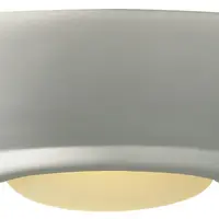 Lampa iluminat perete Stella Wall Light White Unglazed Ceramic Glass