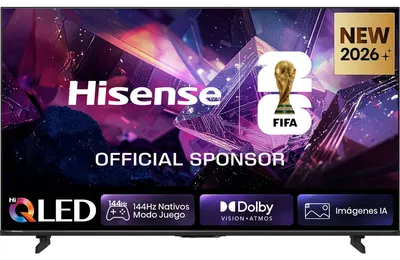 Televizor Smart Hisense - 75E7S Pro, 75", QLED, 4K, 144Hz, negru