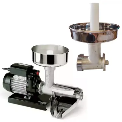 Pachet Masina de Tocat Rosii Electrica Reber - Italia 9008N, nr. 3, 450W, 600 KG/H + Accesoriu Tocator Carne 8820 NI