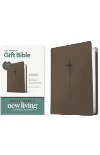 Premium Gift Bible Nlt, Filament Enabled (Leatherlike, Star Cross Taupe, Red Letter) -
