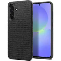 Husa pentru Samsung Galaxy A36 A366, Spigen, Liquid Air, Neagra Mata
