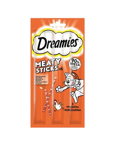 DREAMIES recompense pisici adulte, cu pui delicios 30 g