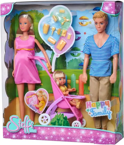 Set de joacă Simba Toys Steffi Love – Familie fericită