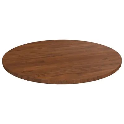 vidaXL Blat de masă rotund maro închis Ø50x1,5 cm lemn stejar tratat